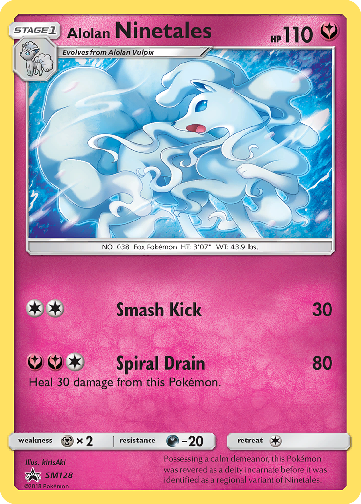 Alolan Ninetales (SM Black Star Promos SET) (Pokémon) (Stage 1) (Fairy) (HP: 110) (Promo) (PKM SM Black Star Promos SET-43)
