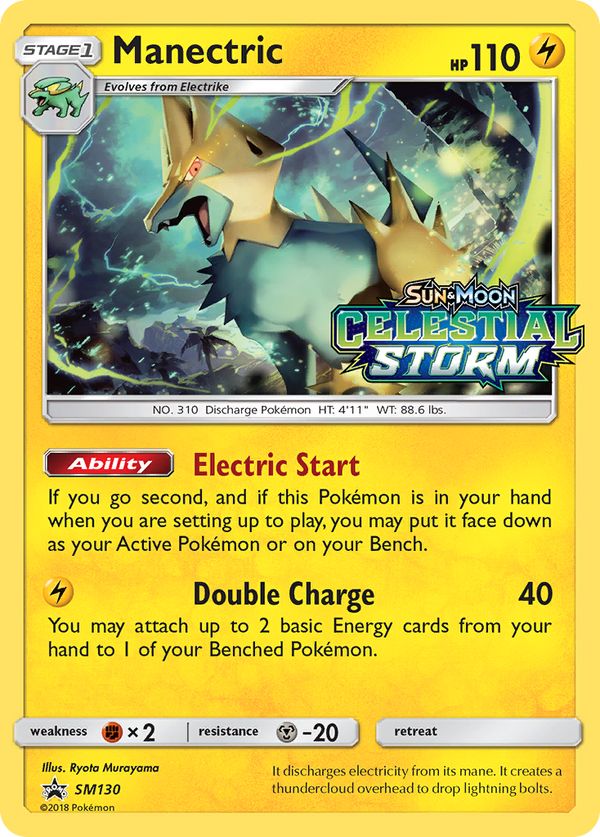 Manectric - SM Black Star Promos SET-SM130