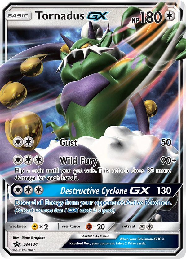 Tornadus-GX - SM Black Star Promos SET-SM134
