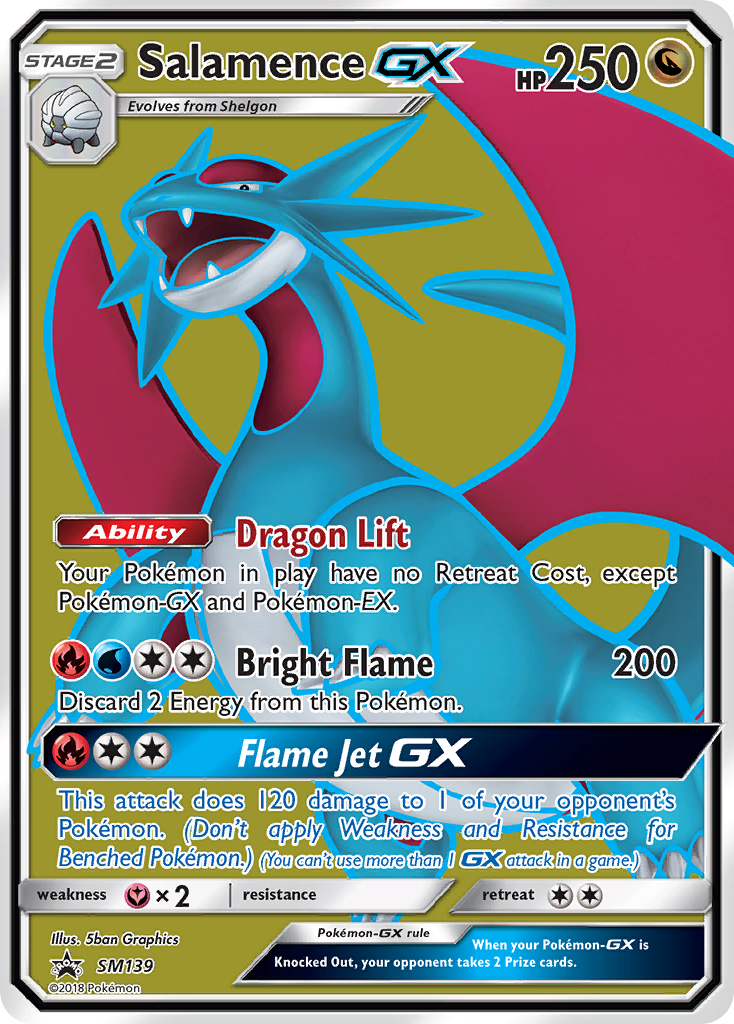 Salamence-GX - SM Black Star Promos SET-SM139