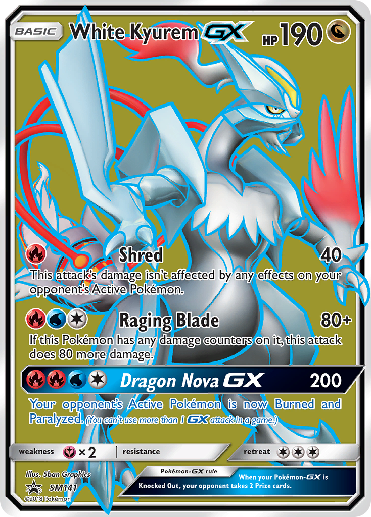 White Kyurem-GX - SM Black Star Promos SET-SM141