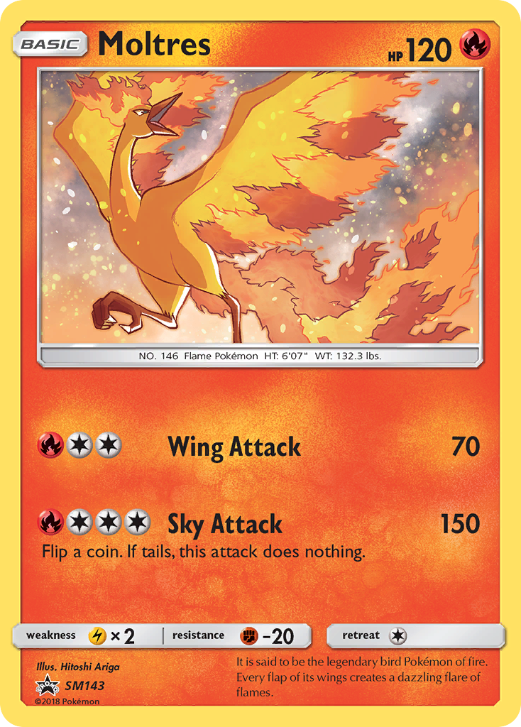 Moltres - SM Black Star Promos SET-SM143