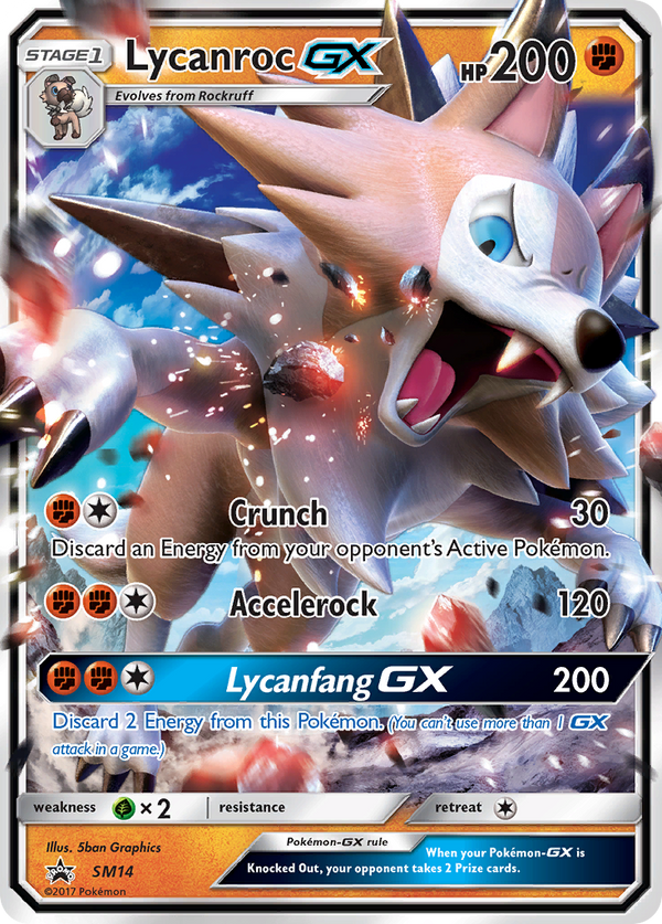 Lycanroc-GX - SM Black Star Promos SET-SM14