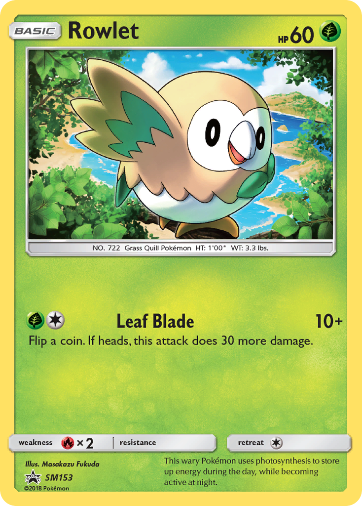 Rowlet - SM Black Star Promos SET-SM153