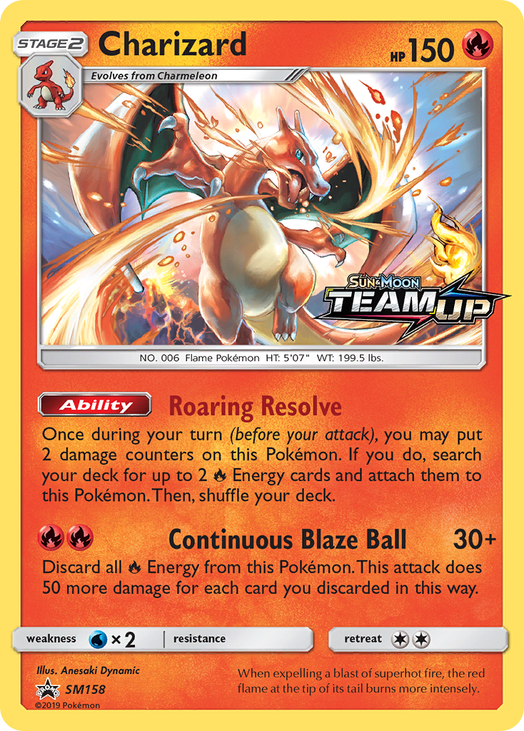 Charizard - SM Black Star Promos SET-SM158