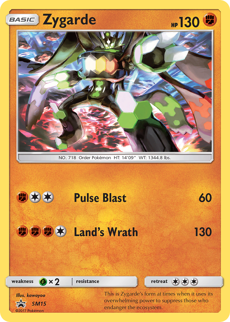 Zygarde (SM Black Star Promos SET) (Pokémon) (Basic) (Fighting) (HP: 130) (Promo) (PKM SM Black Star Promos SET-67)