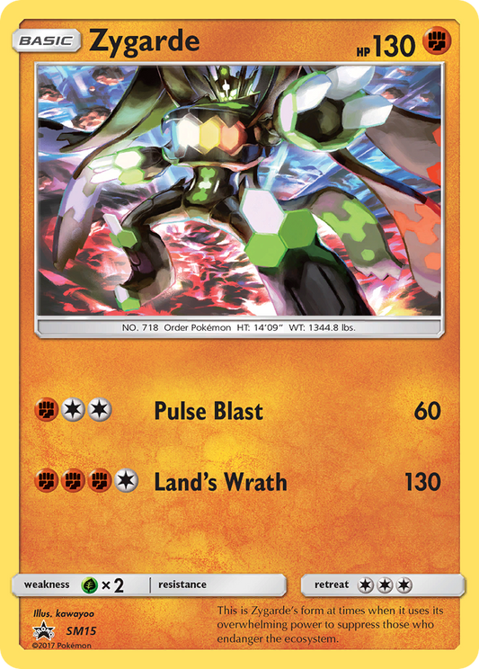 Zygarde (SM Black Star Promos SET) (Pokémon) (Basic) (Fighting) (HP: 130) (Promo) (PKM SM Black Star Promos SET-67)