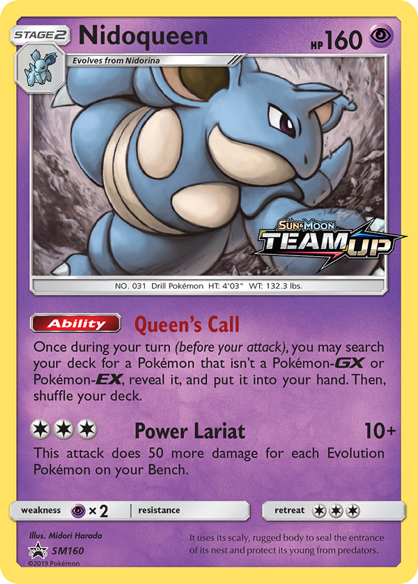 Nidoqueen - SM Black Star Promos SET-SM160