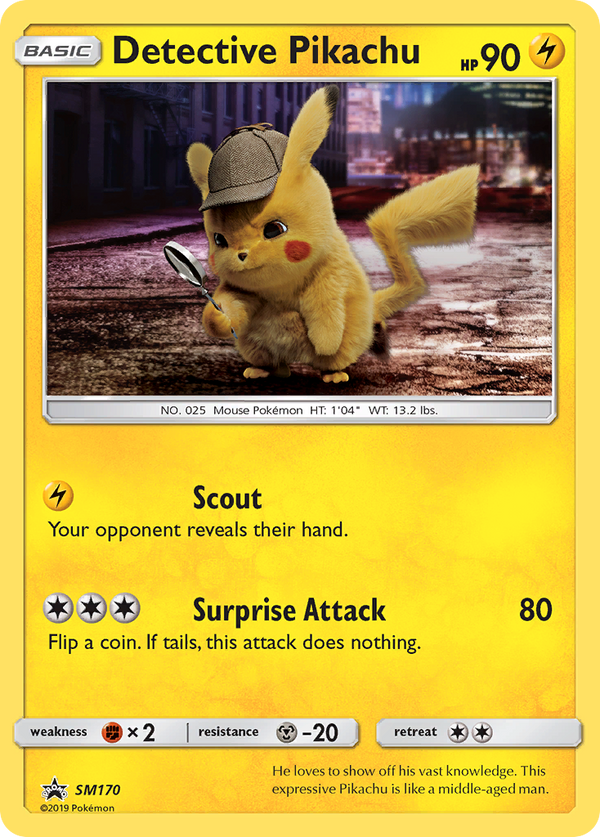 Detective Pikachu - SM Black Star Promos SET-SM170