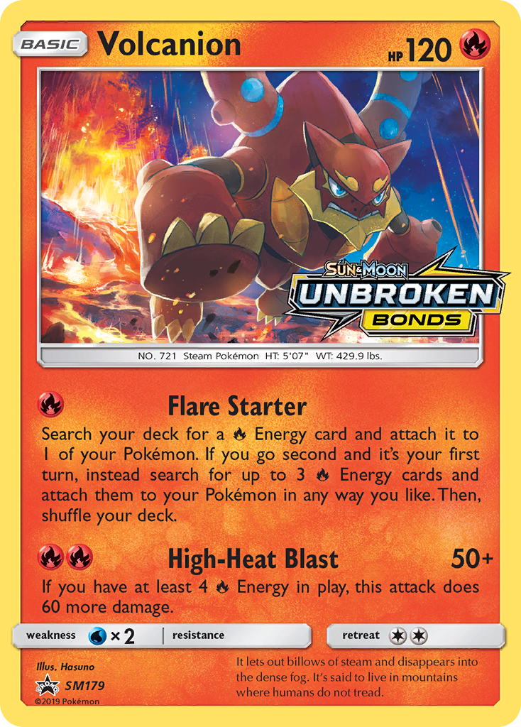 Volcanion - SM Black Star Promos SET-SM179