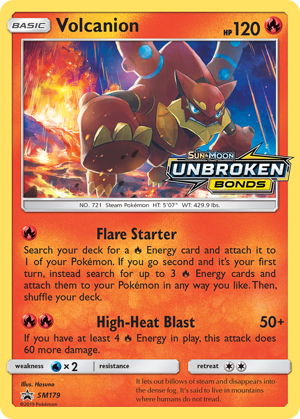 Volcanion - SM Black Star Promos SET-SM179