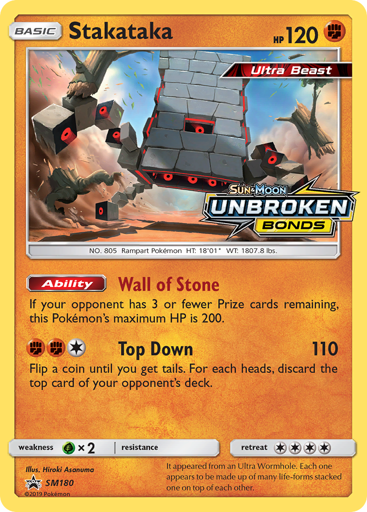 Stakataka - SM Black Star Promos SET-SM180