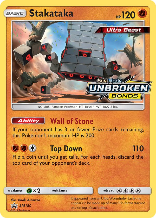 Stakataka - SM Black Star Promos SET-SM180