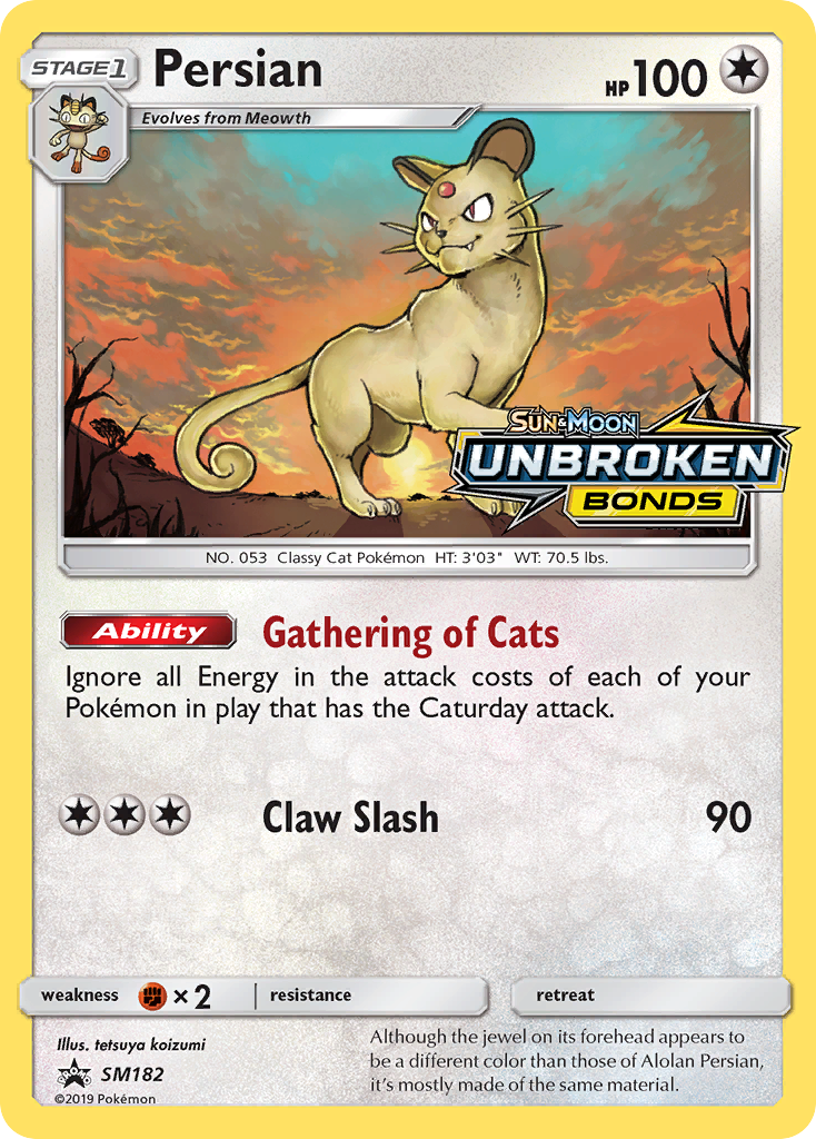 Persian - SM Black Star Promos SET-SM182