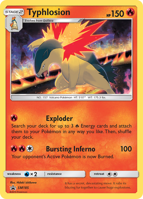 Typhlosion - SM Black Star Promos SET-SM185