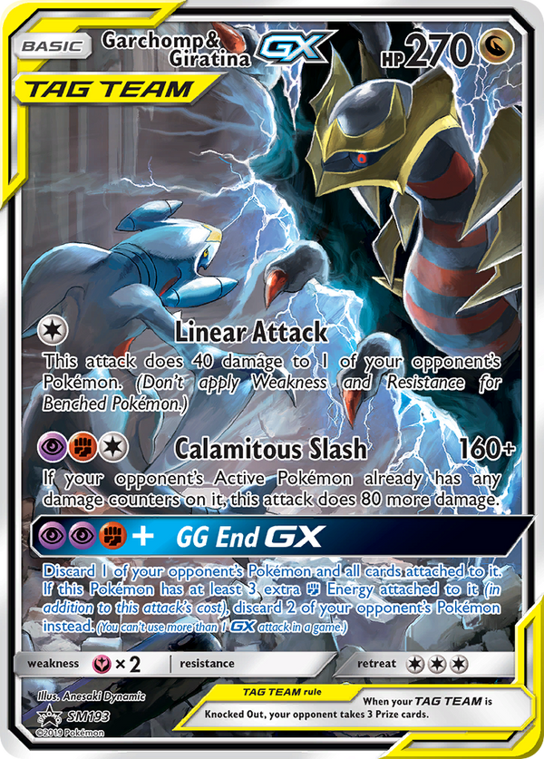 Garchomp & Giratina-GX - SM Black Star Promos SET-SM193