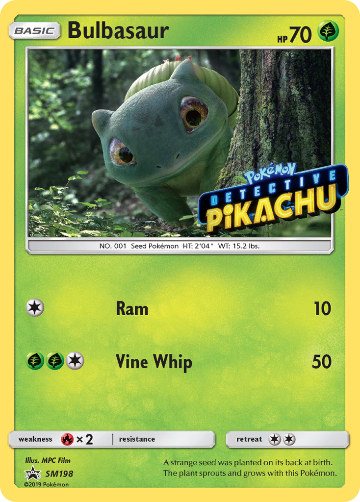 Bulbasaur - SM Black Star Promos SET-SM198