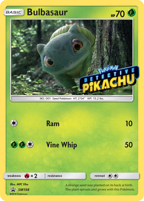 Bulbasaur - SM Black Star Promos SET-SM198