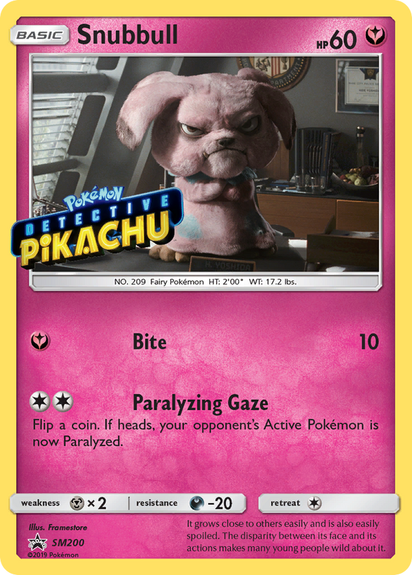 Snubbull - SM Black Star Promos SET-SM200