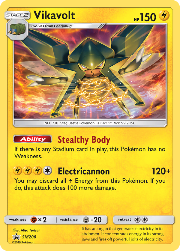 Vikavolt - SM Black Star Promos SET-SM208