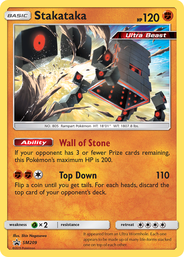 Stakataka - SM Black Star Promos SET-SM209
