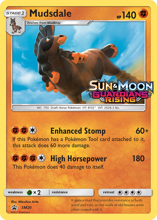 Mudsdale - SM Black Star Promos SET-SM20