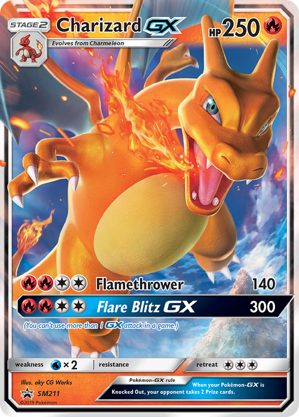 Charizard-GX - SM Black Star Promos SET-SM211