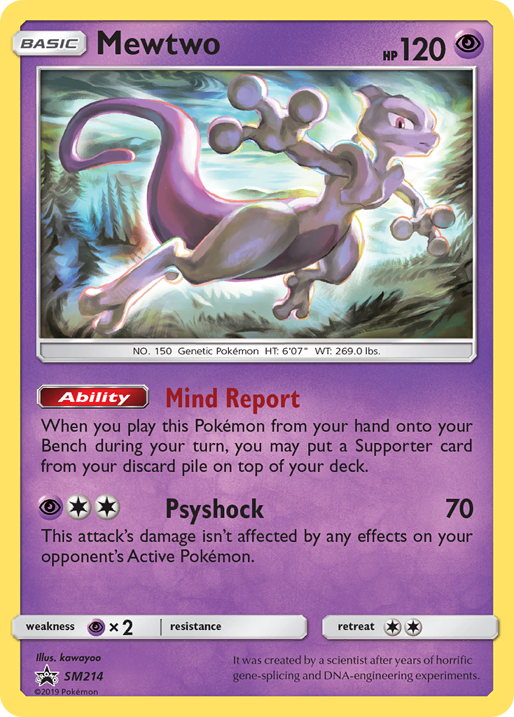 Mewtwo - SM Black Star Promos SET-SM214