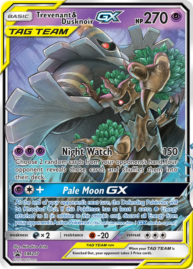 Trevenant & Dusknoir-GX - SM Black Star Promos SET-SM217
