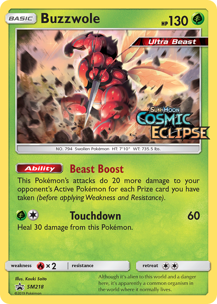 Buzzwole - SM Black Star Promos SET-SM218
