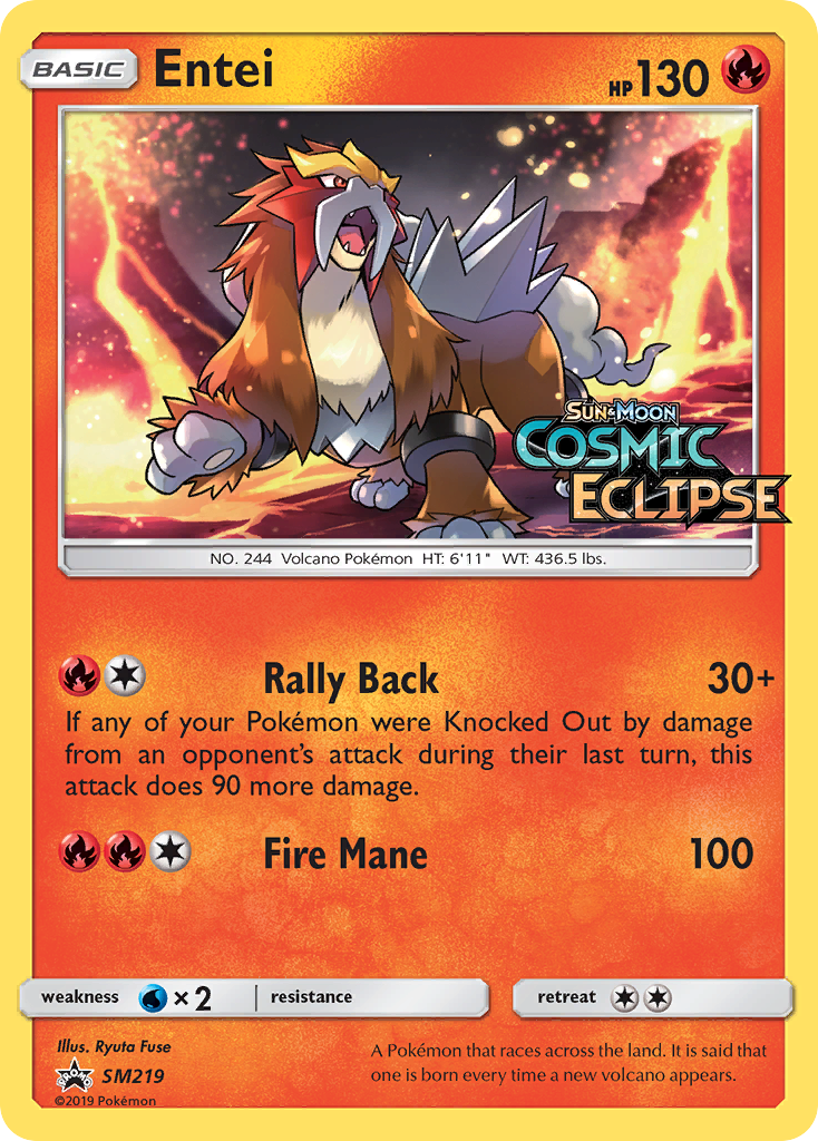 Entei - SM Black Star Promos SET-SM219