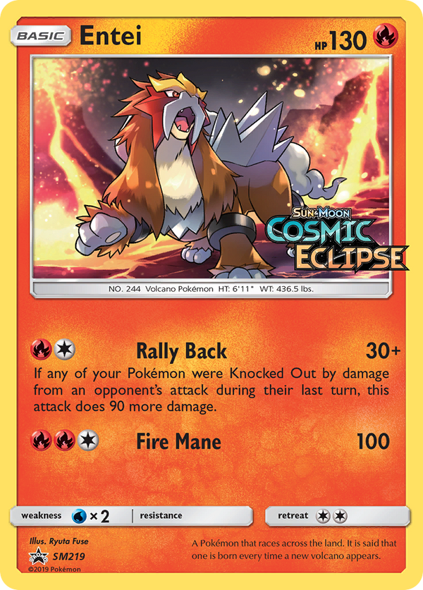 Entei - SM Black Star Promos SET-SM219