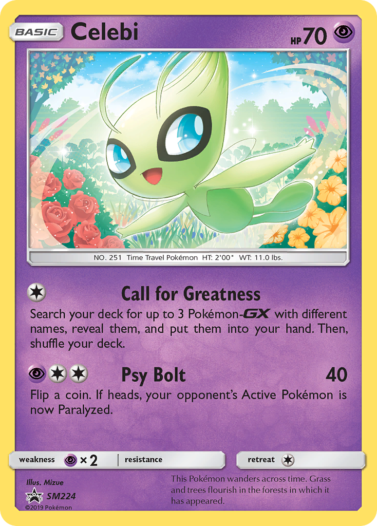 Celebi - SM Black Star Promos SET-SM224