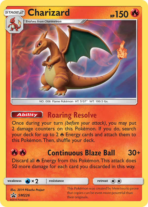 Charizard - SM Black Star Promos SET-SM226
