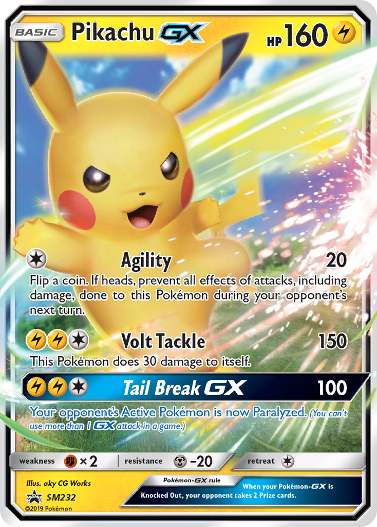 Pikachu-GX - SM Black Star Promos SET-SM232