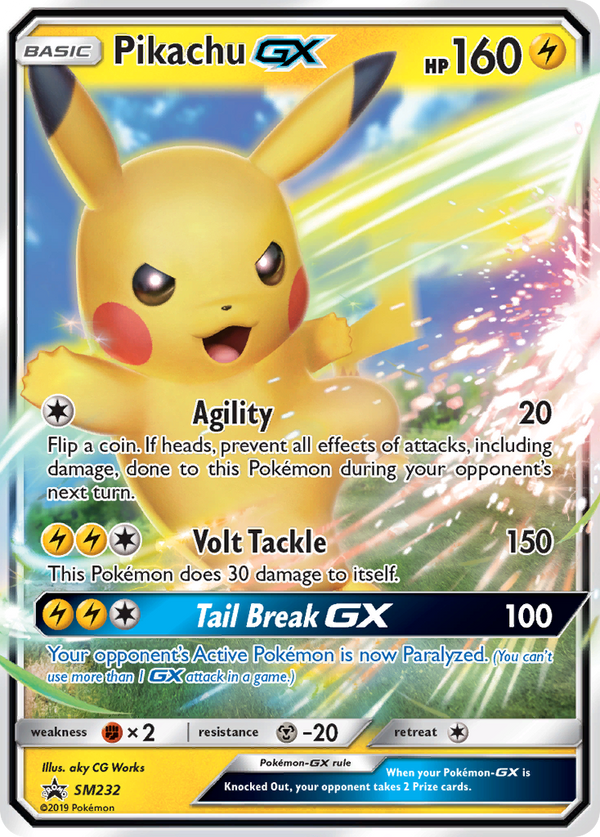 Pikachu-GX - SM Black Star Promos SET-SM232