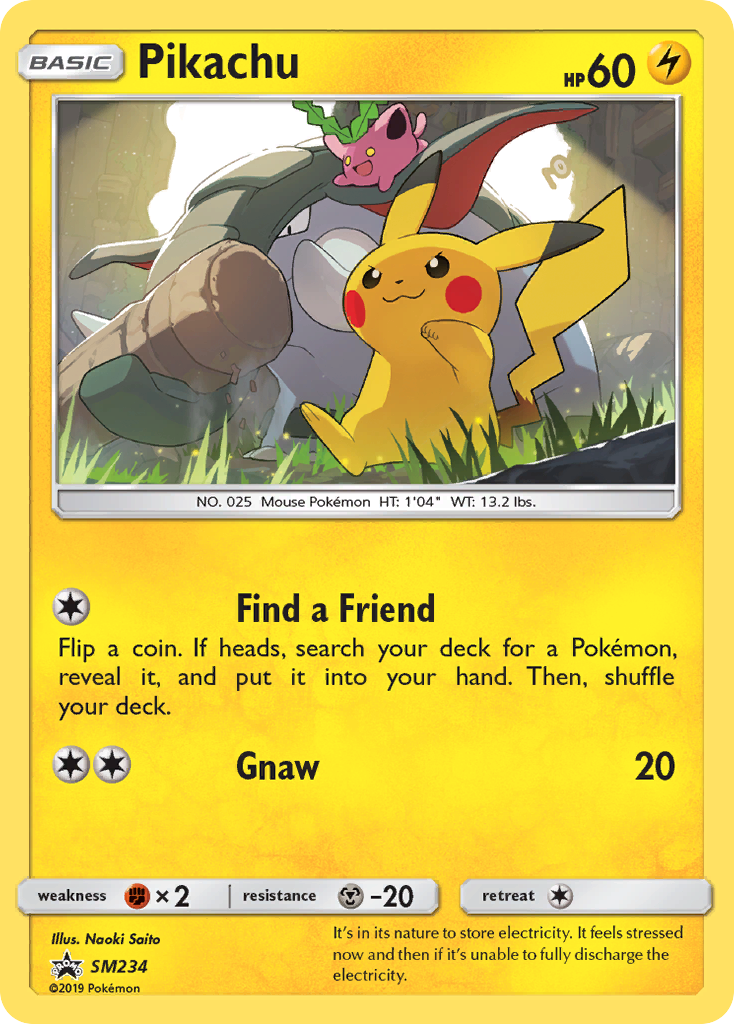 Pikachu - SM Black Star Promos SET-SM234