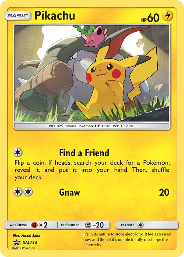 Pikachu - SM Black Star Promos SET-SM234