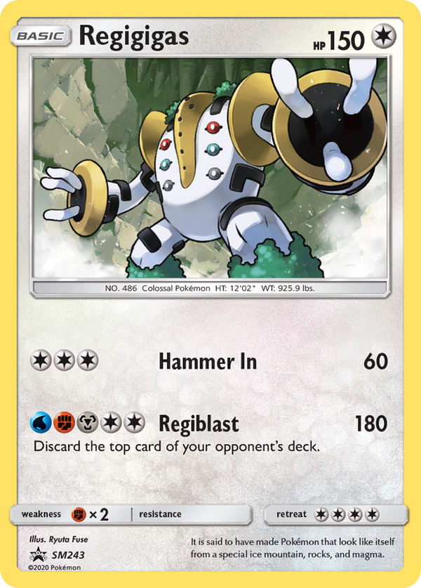 Regigigas - SM Black Star Promos SET-SM243