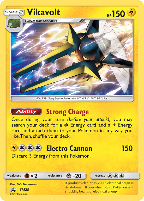 Vikavolt - SM Black Star Promos SET-SM28