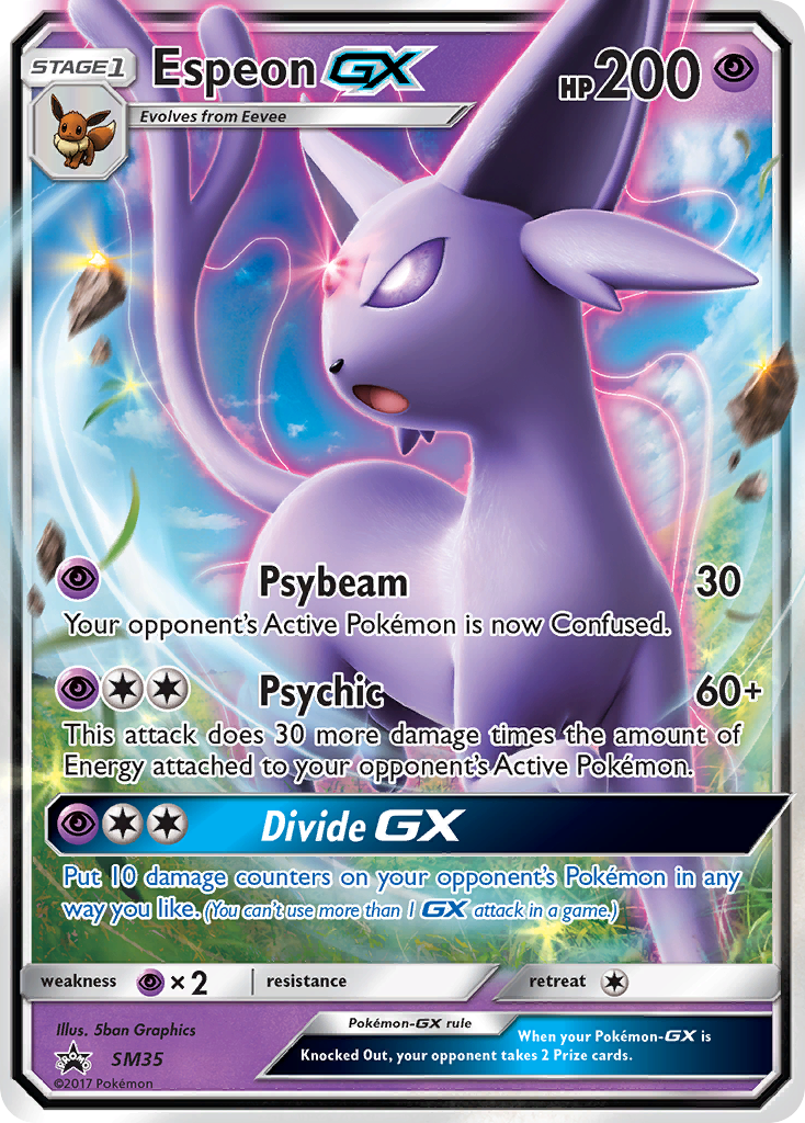 Espeon-GX - SM Black Star Promos SET-SM35
