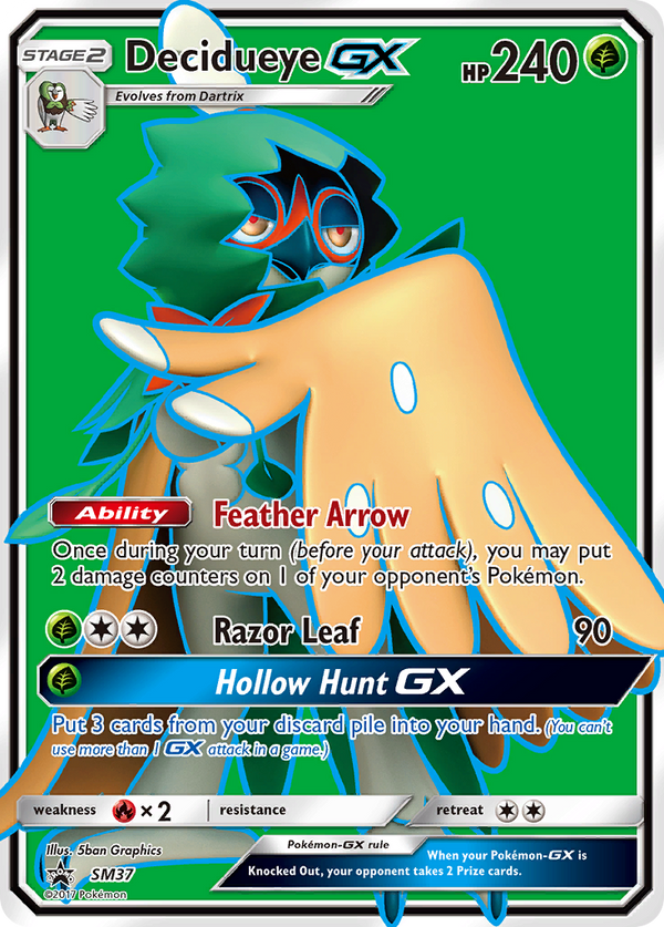 Decidueye-GX - SM Black Star Promos SET-SM37