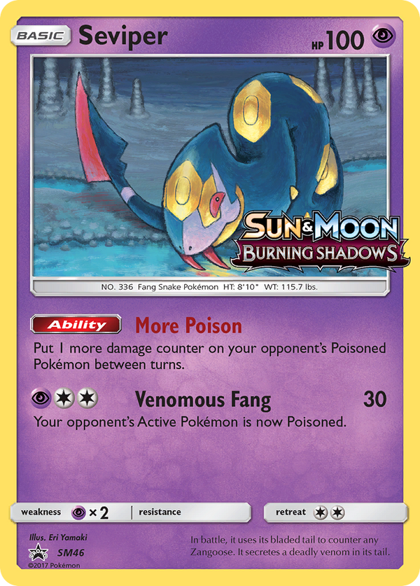 Seviper - SM Black Star Promos SET-SM46