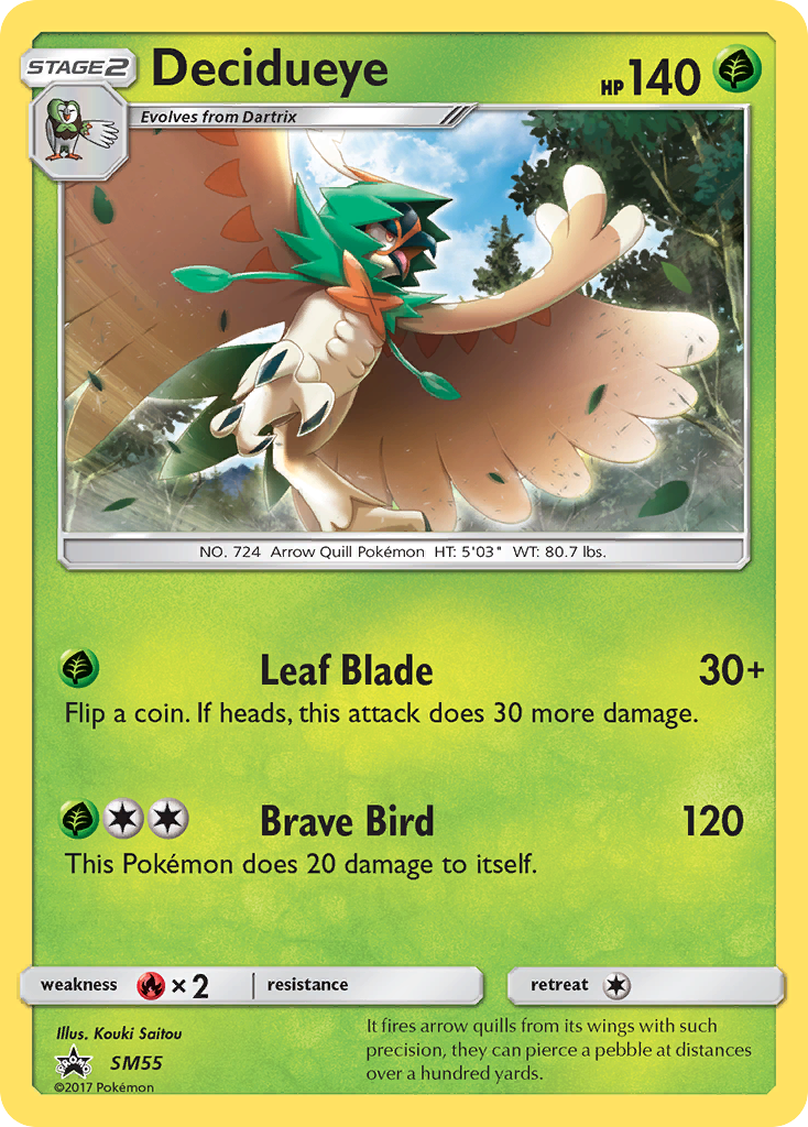 Decidueye - SM Black Star Promos SET-SM55