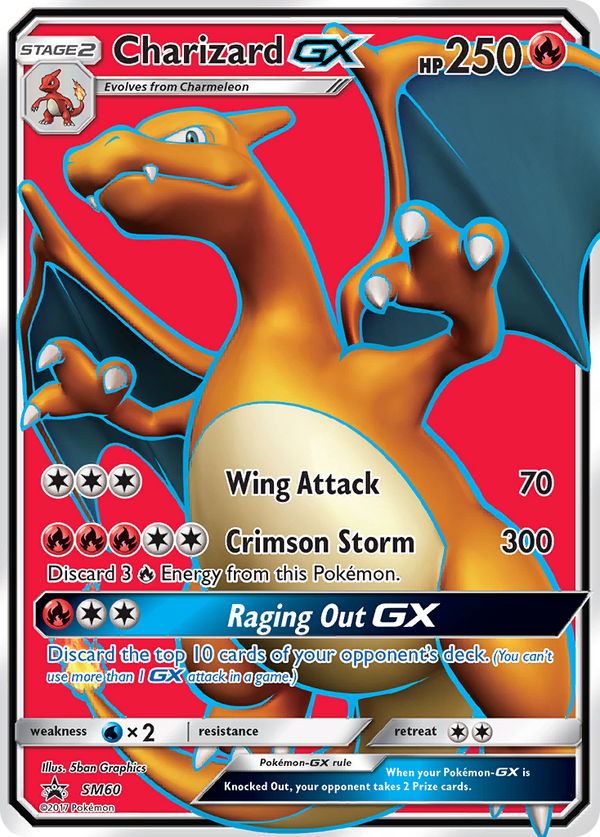 Charizard-GX - SM Black Star Promos SET-SM60