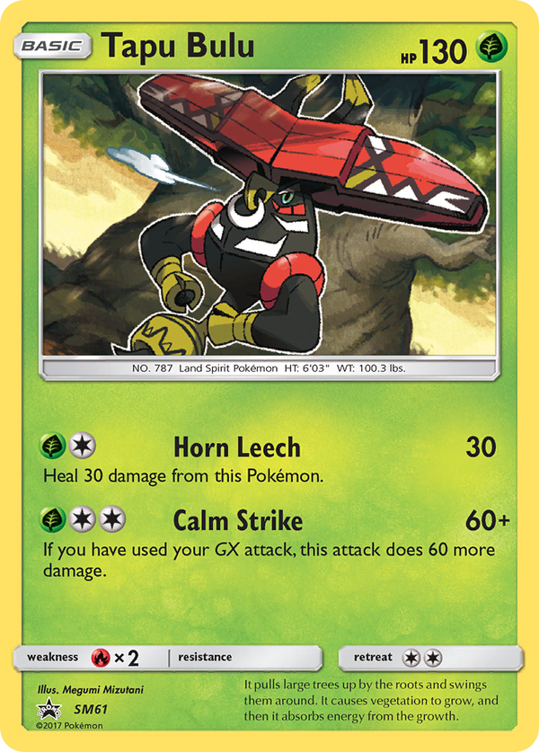 Tapu Bulu - SM Black Star Promos SET-SM61