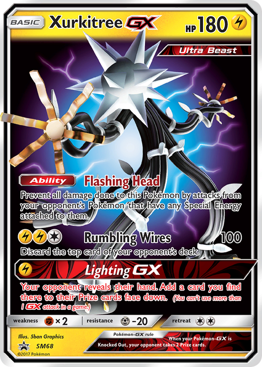 XurkitreeGX (SM Black Star Promos SET) (Pokémon) (Basic, GX, Ultra Beast) (Lightning) (HP: 180) (Promo) (PKM SM Black Star Promos SET-220)