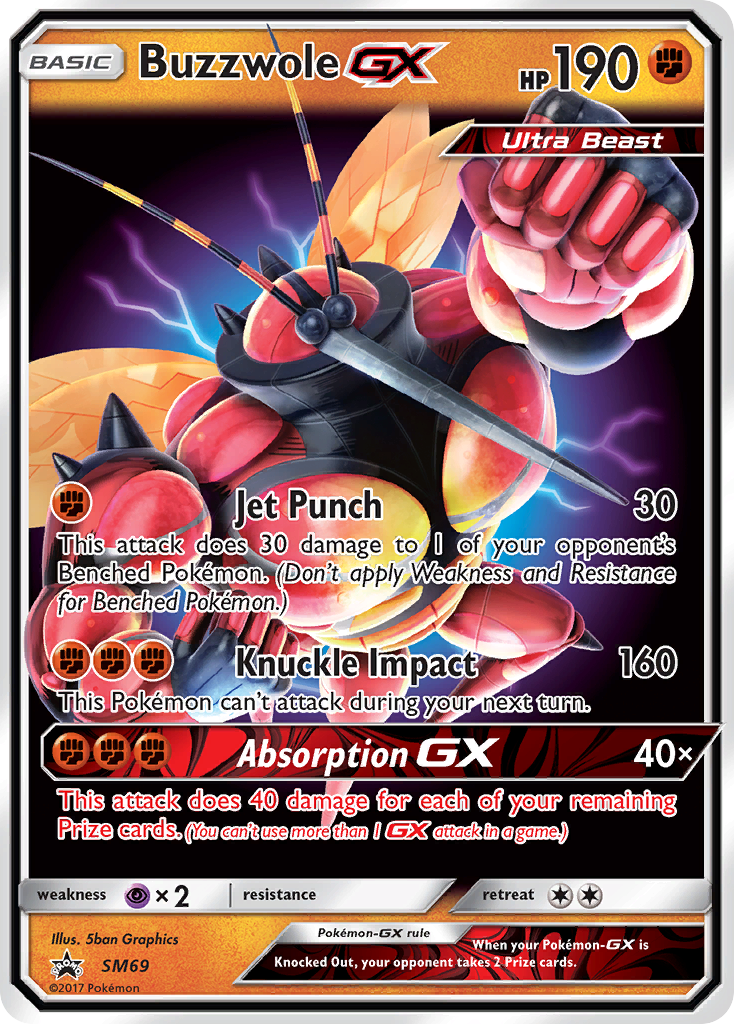 Buzzwole-GX - SM Black Star Promos SET-SM69