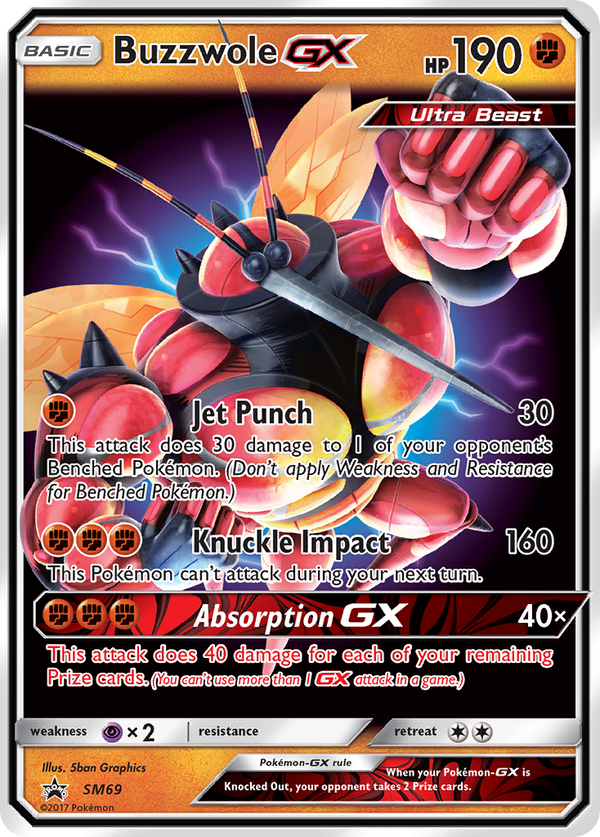 Buzzwole-GX - SM Black Star Promos SET-SM69