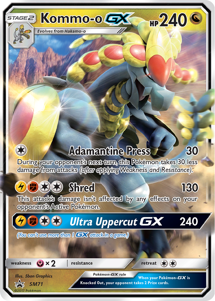 Kommo-o-GX - SM Black Star Promos SET-SM71